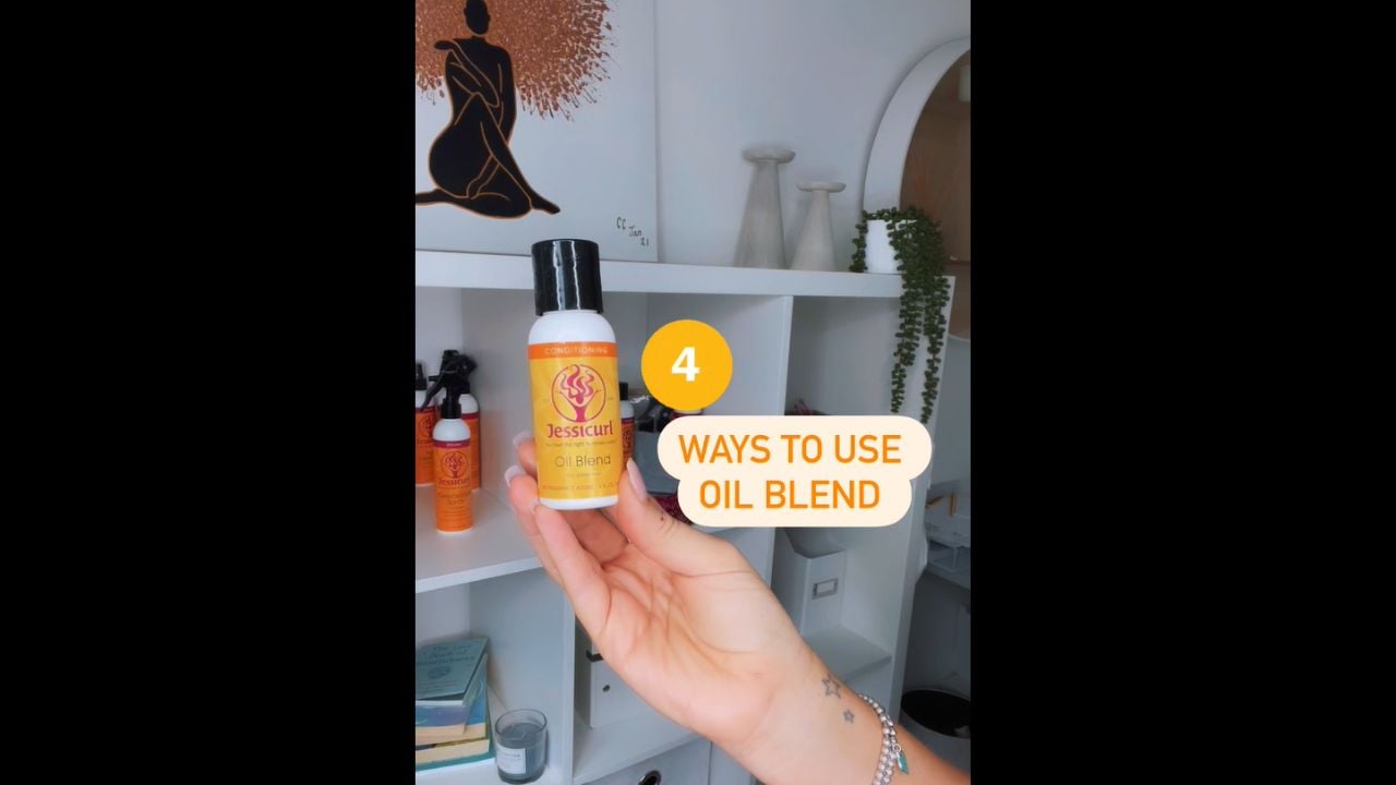 4 ways to use Jessicurl Oil Blend