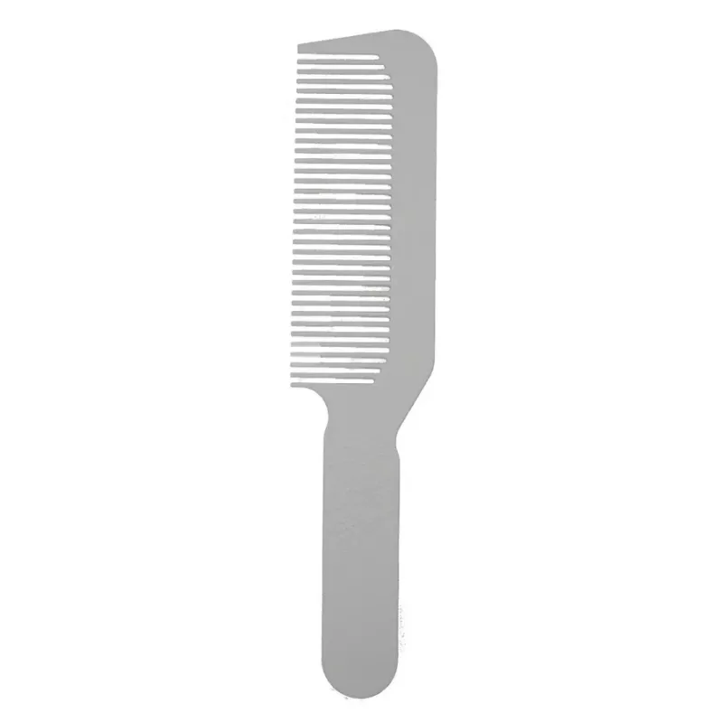Denman - Jack Dean Flat Top Clipper Comb | White