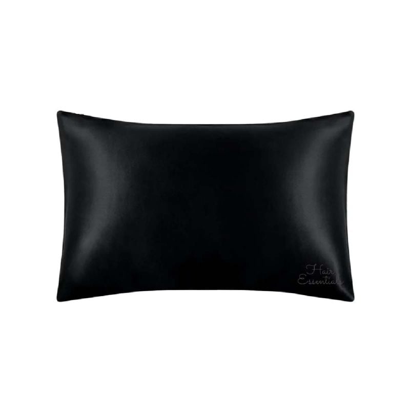 Silk Zippered Pillowcase - Black