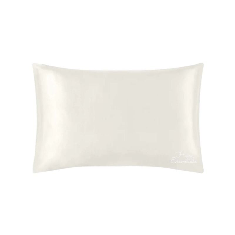 Silk Zippered Pillowcase - White