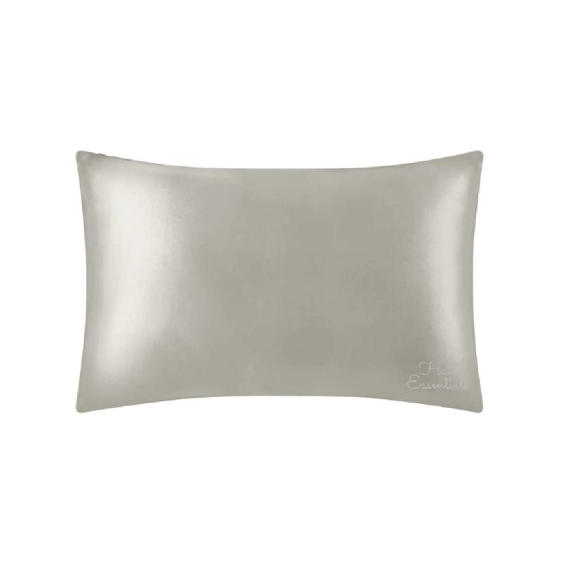 Silk Zippered Pillowcase - Silver Grey