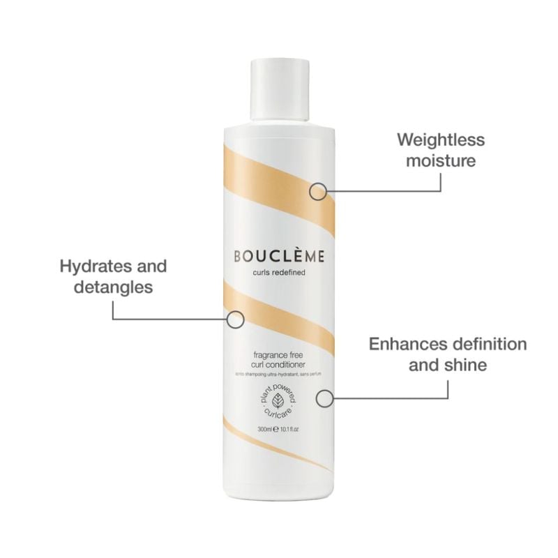 Fragrance Free Curl Conditioner 300ml- BOUCLEME