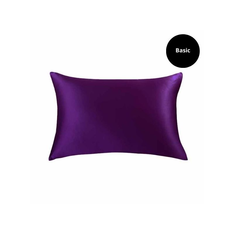 Basic Satin Pillowcase - Purple