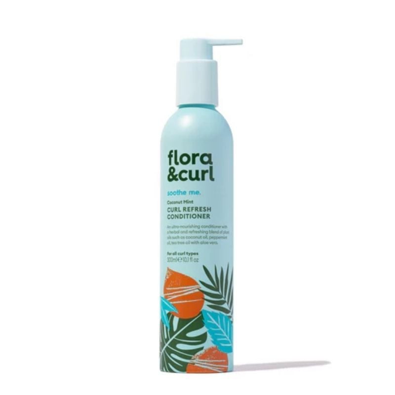 Coconut Mint Curl Refresh Conditioner- FLORA & CURL