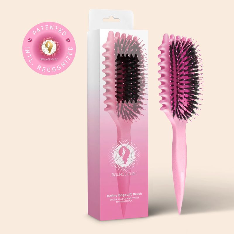 Bounce Curl - Define Edge Lift Brush-Pink