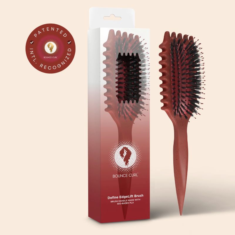 Bounce Curl - Define Edge Lift Brush- Brick Red 