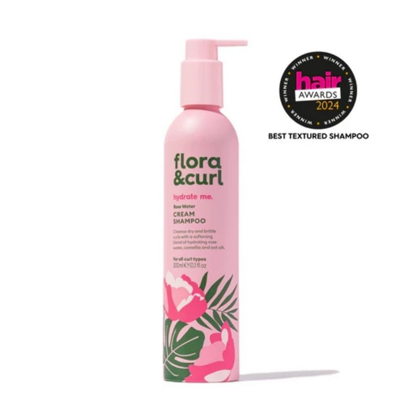 Flora Curl Rose Water Cream Shampoo-  FLORA & CURL