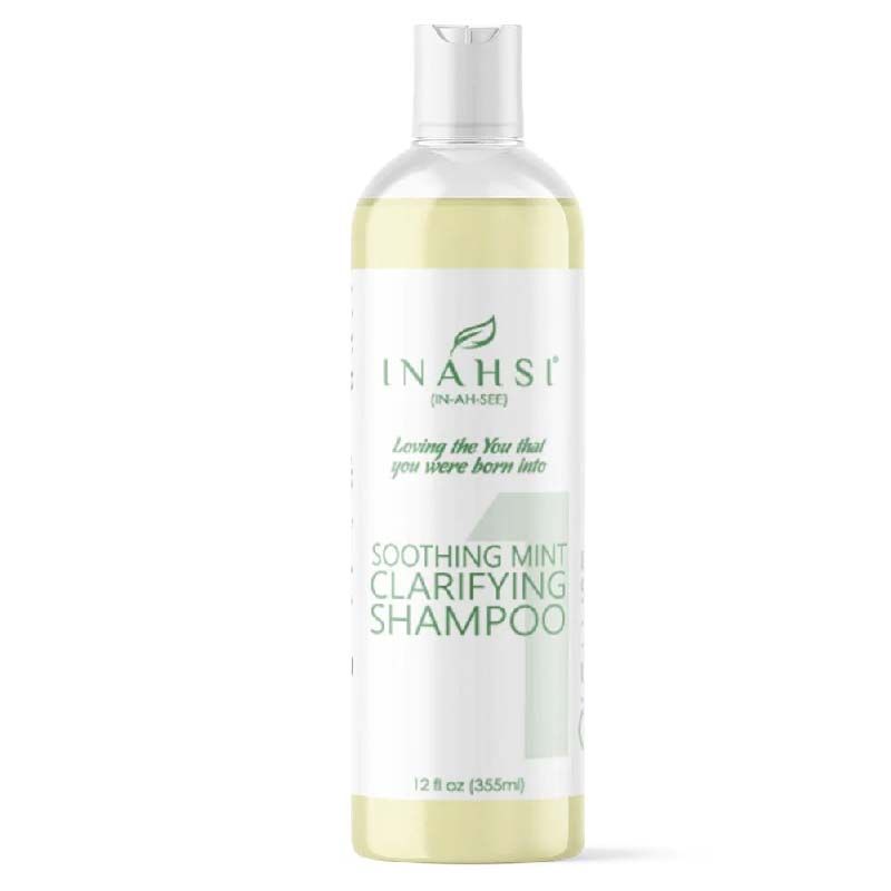 Inahsi Naturals - Sulfate Free Soothing Mint Clarifying Shampoo - 12oz Product