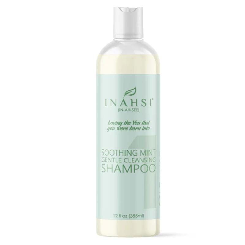 Inahsi Naturals - Sulfate Free Soothing Mint Gentle Cleansing Shampoo - 12oz Product