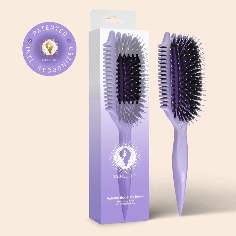 Bounce Curl - Volume EdgeLift Brush -Purple