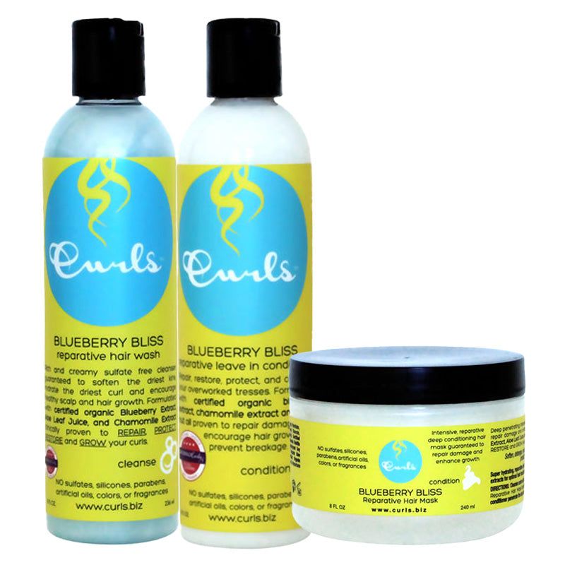 Curls - Blueberry Bliss Wash Day Bundle